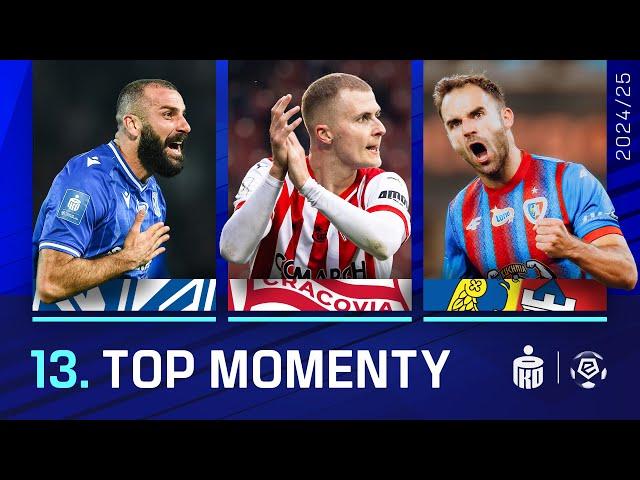 AŻ 38 GOLI! PODSUMOWANIE 13. KOLEJKI | TOP MOMENTY | HIGHLIGHTS | Ekstraklasa 2024/25