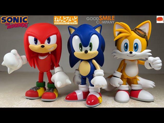 HEROES! Nendoroid Sonic the Hedgehog Tails Knuckles Action Figure Review Chaos Emerald Good Smile