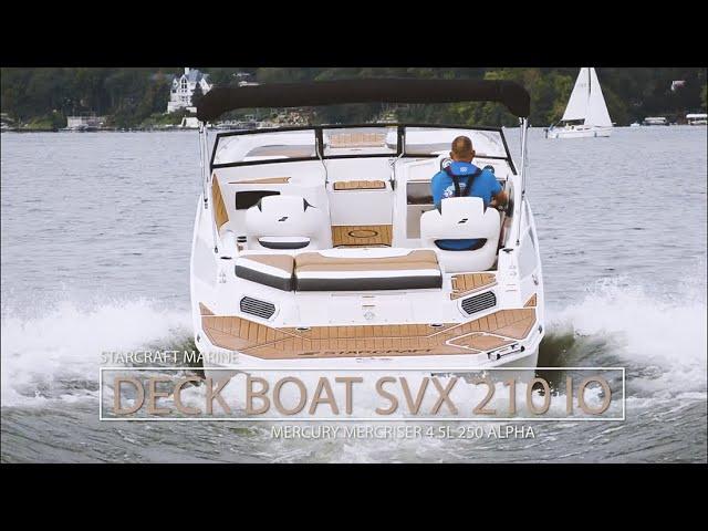 Testing the new 2023 Starcraft SVX 210 IO Deck Boat | PDB Magazine Shootout Review