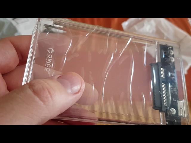 ORICO 2139U3 2.5 inch Hard Drive Enclosure - Transparent USB 3.0