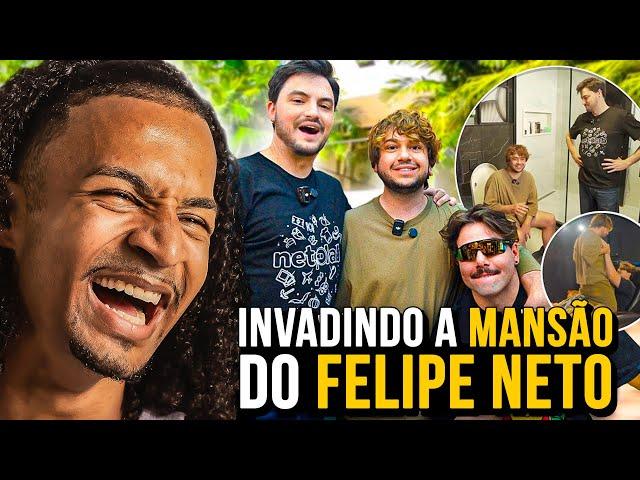 TET REAGE: BRINO INVADIU A MANSÃO DO FELIPE NETO COM O T3DDY! - BRUNINZOR