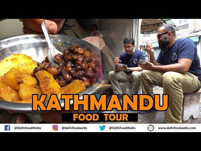 Kathmandu Food Tour I HUGE Thakali Thali + BEST Noodle in Nepal + Sekuwa BBQ + Tibetan Street Food