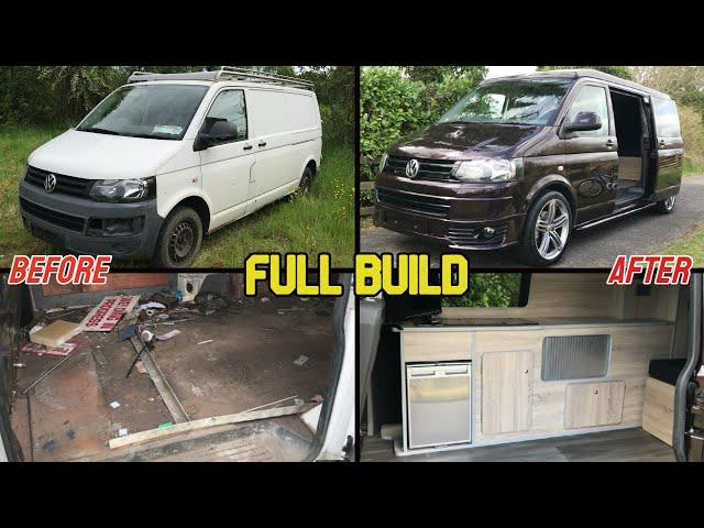 Complete Camper Van Build Start to finish Conversion