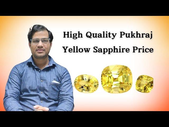 Ceylon Sri lanka High Quality Pukhraj Yellow Sapphire Price list