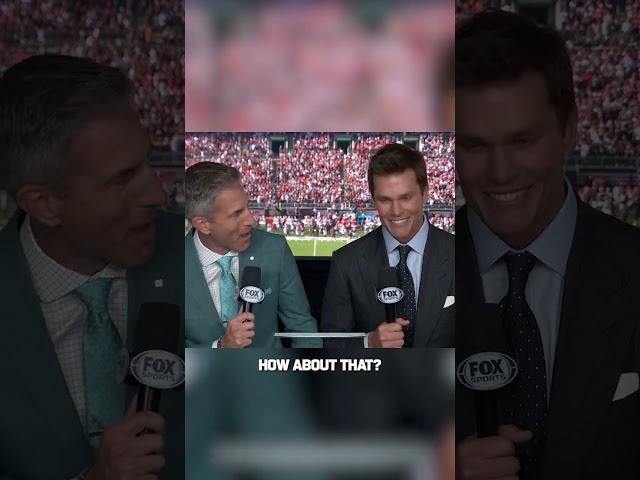 Tom Brady Makes His Debut  #tombrady #nfl #nflonfox #whattaday