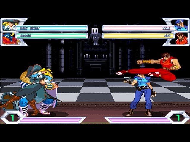 Mugen - Capcom Universe - Ruby Heart/S*dom vs. Jill/Guy