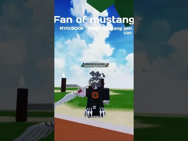 FAN OF MUSTANG SHOWCASE #roblox #shindo #bloxfruits #shindolife #pvp #shindolifespirit