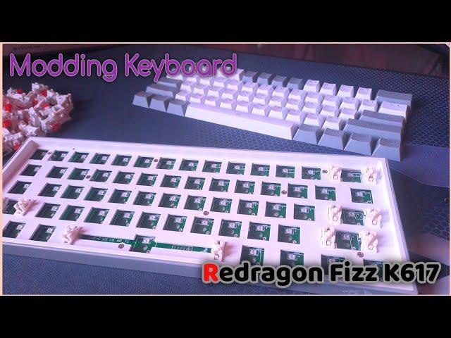 Modding Redragon Fizz k617 Rgb/Mechanical Keyboard/Моддинг клавиатуры