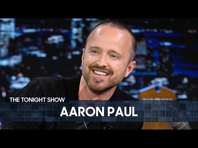 Aaron Paul Asked Bryan Cranston to Be Godfather to His New Baby | The Tonight Show