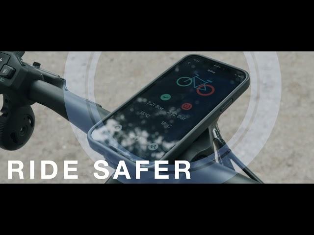 Safer Ride for Trekking Bikes or E-bikes with AIRsistant Bluetooth TPMS Sensor