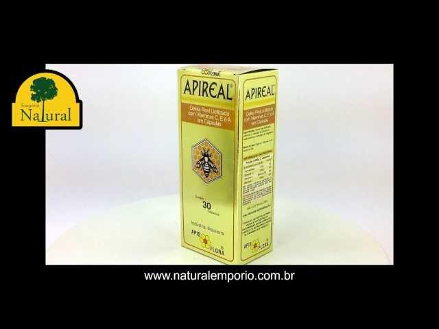 Geleia Real Liofilizada com vitaminas C, E e A Apis Flora 30 cápsulas