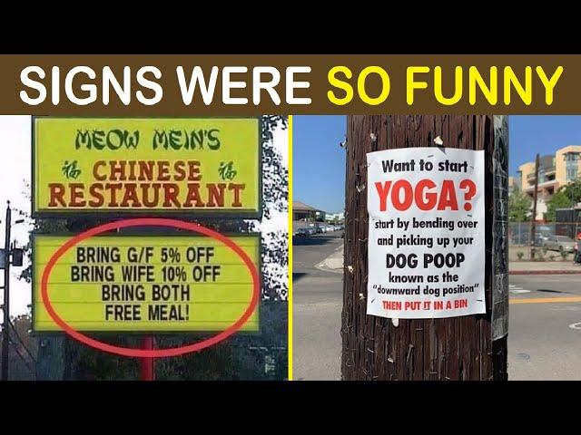 Times Signs Were So Funny (NEW PICS) | Happy Bears