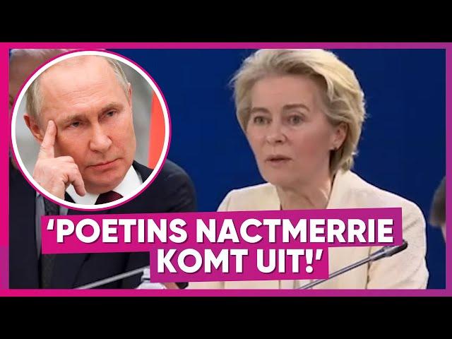 Keiharde boodschap Von der Leyen aan Poetin