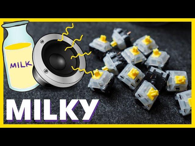 Gateron MILKY YELLOW Sound Test & Review // The best budget linear switches?