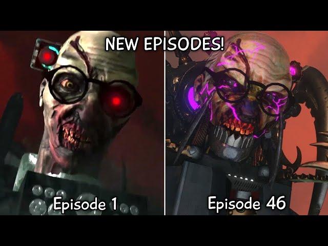 Skibidi Toilet Zombie Universe 1 - 46 All Episodes (60 FPS REMASTERED) Upgraded Toilets (Episode 47)