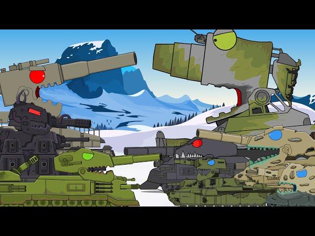 Battle of all Iron MONSTERS! - All series - Cartoons about tanks