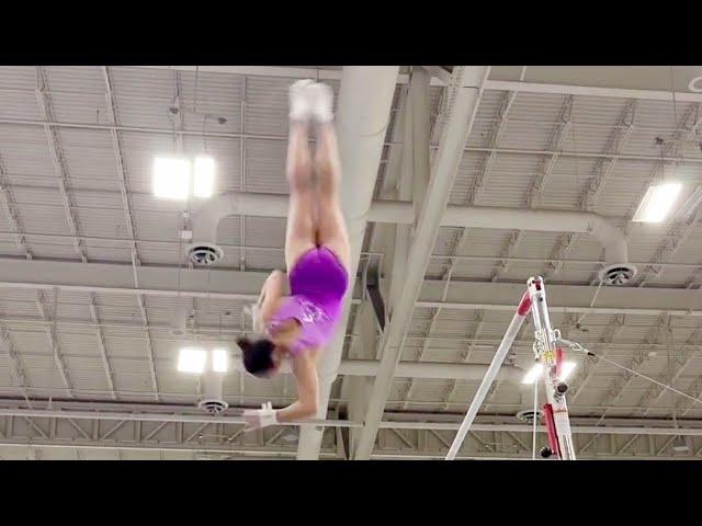  Suni Lee Podium Training Bars at 2024 Winter Cup (Huge Full Twisting Jaeger!!!!)