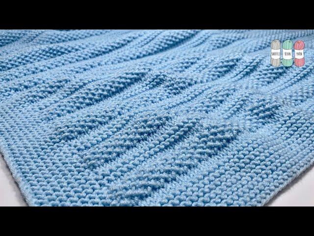 How to Knit the "Toby" Baby Blanket