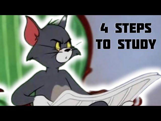 4 Steps To Study... Meme