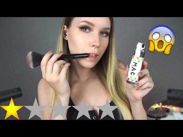 ASMR  WORST Reviewed MakeUp Salon  Parody | АСМР Макияж