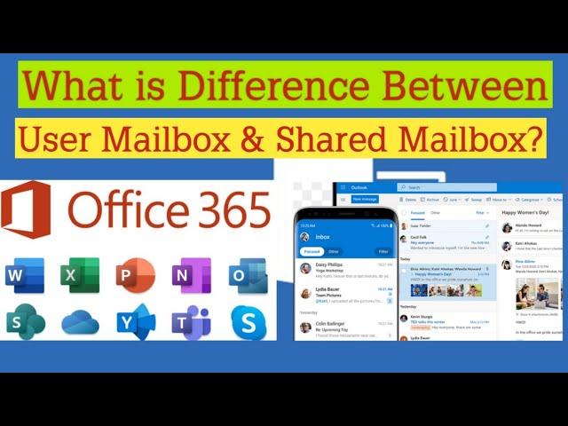 Office 365 User Mailbox vs Shared Mailbox || Difference between user mailbox and shared mailbox