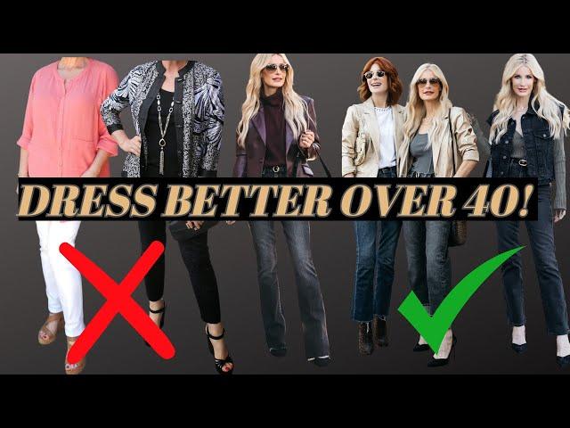 10 Fashion Tips For Women Over 40 Guaranteed To Elevate Your Style Game! | Fashion Over 40