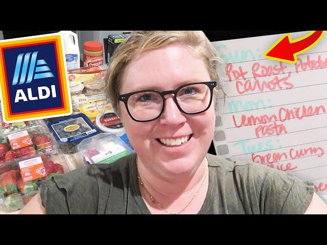  This week's ALDI HAUL + meal plan!!