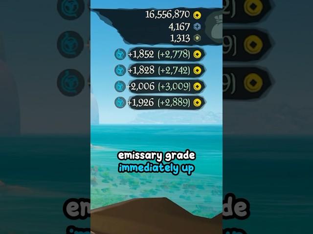 Instantly Level Up Your Emissary #seaofthieves