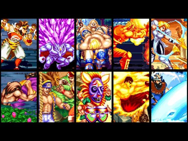 SNK Arcade Gem: World Heroes Perfect - All Desperation & Super Desperation Attacks