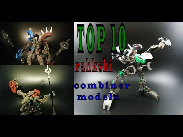 Lego Bionicle   Top 10 Rahkshi fan and official combiner models