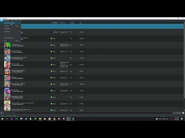 Yuzu Emulator Setup Guide  - Installing NSP DLC And Updates