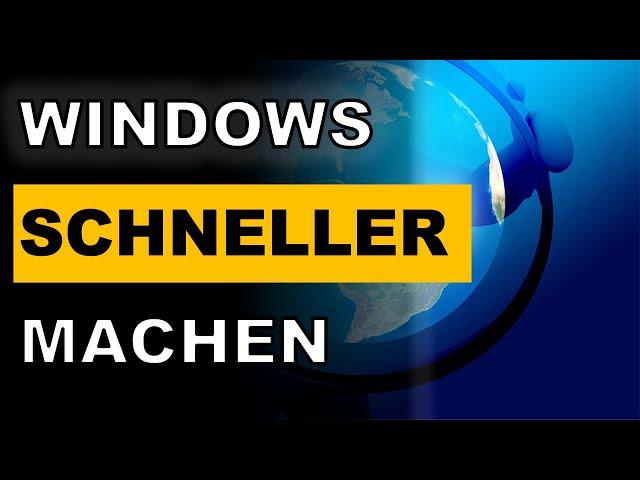 Wie kann ich mein Laptop schneller machen ohne Software? | Windows 10