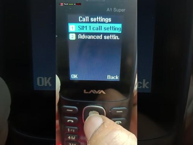 Lava keypad mobile call waiting settings