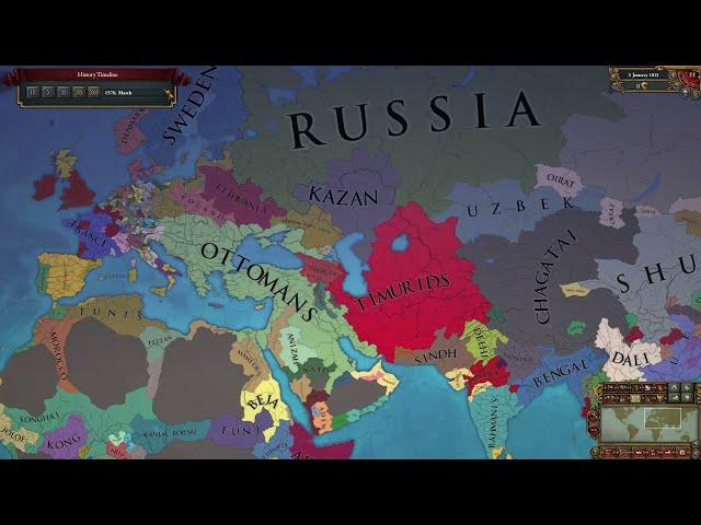 EU4 Timelapse but the Reformation is CRAZY!