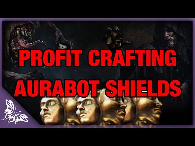 PROFIT CRAFT: AURABOT SHIELDS - GUIDE | Path of Exile