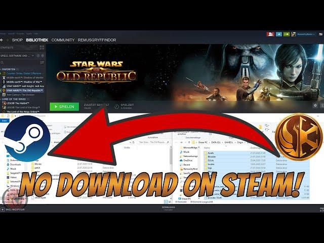 How to install SWTOR on Steam without downloading it | Easy Tutorial 2020