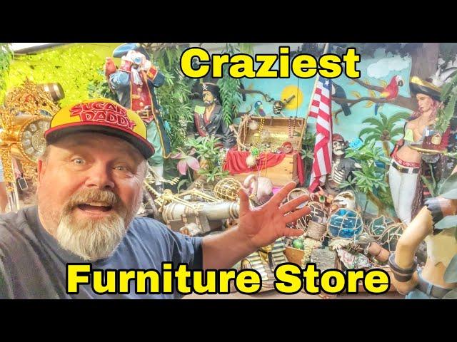 The Craziest Furniture Store i have ever seen, i loved it