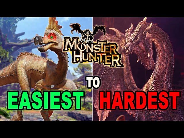 All Monsters Ranked From EASIEST To HARDEST - Monster Hunter World Tier List