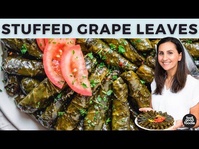 How to Make Vegetarian Stuffed Grape Leaves | Authentic Recipe