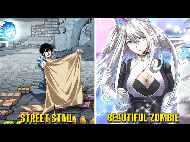 "Apocalypse Street Stall, His First Employee Is a Stunning Female Zombie!"| Manhwa Recap