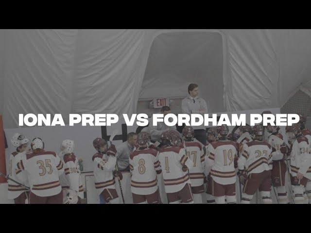 Iona Prep vs Fordham Prep Hockey