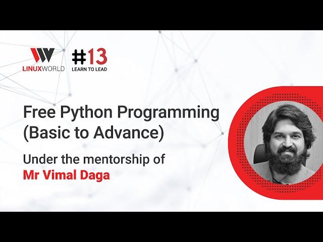 Exclusive FREE Python Programming Training (Basic to Advance) by the World Record Holder, Vimal Daga