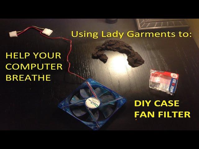 How to make Computer Case Fan Air Filter Under $5 WORKS! Great DEAL!!