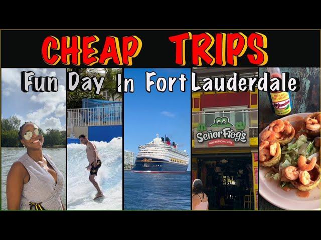 Cheap Trips | Fort Lauderdale Travel Vlog | Hollywood Beach | Margaritaville |  Mamacitas Latin Bar