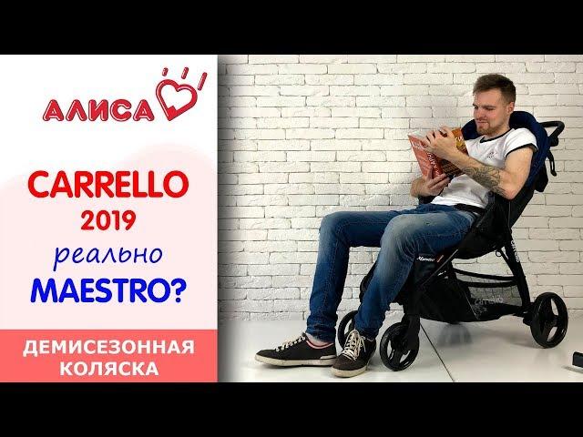 Carrello Maestro прогулочная коляска 2019 - видео обзор Каррелло Маэстро