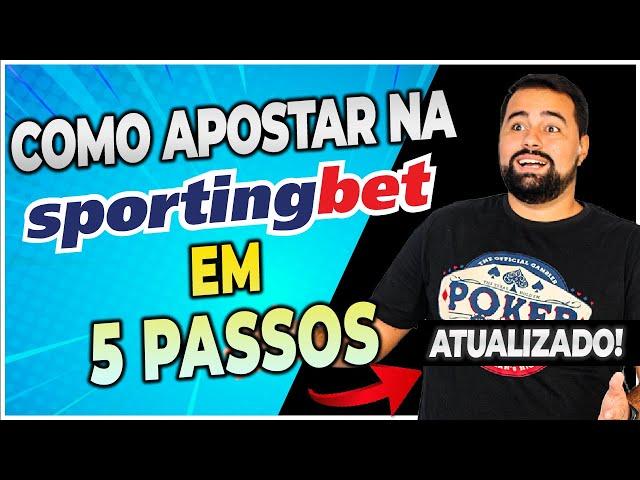 COMO APOSTAR NA SPORTINGBET - TUTORIAL COMPLETO PARA INICIANTES [ATUALIZADO 2023]