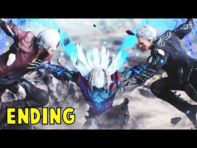 Devil May Cry 5 - ENDING + Secret Ending (Nero VS Dante & Vergil)