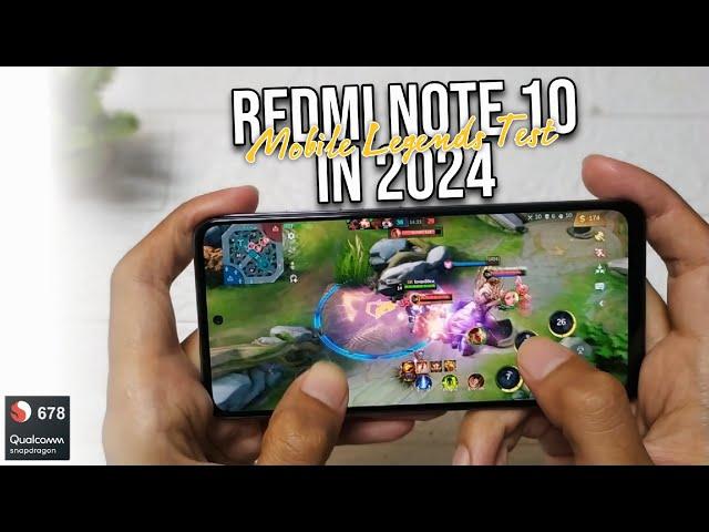 Xiaomi Redmi Note 10 Snapdragon 678 Mobile Legends Gaming Test in 2024