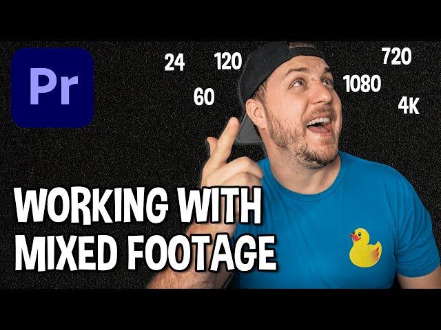 How To Work With Mixed Footage in Adobe Premiere Pro