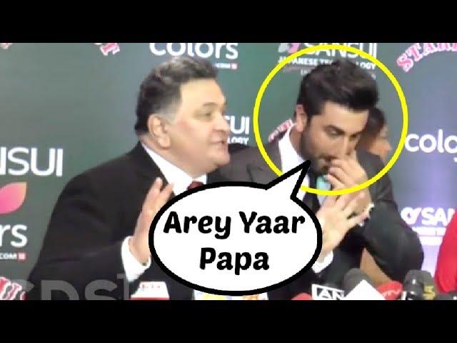 Ranbir Kapoor Gets EMBARASSED Of Rishi Kapoor